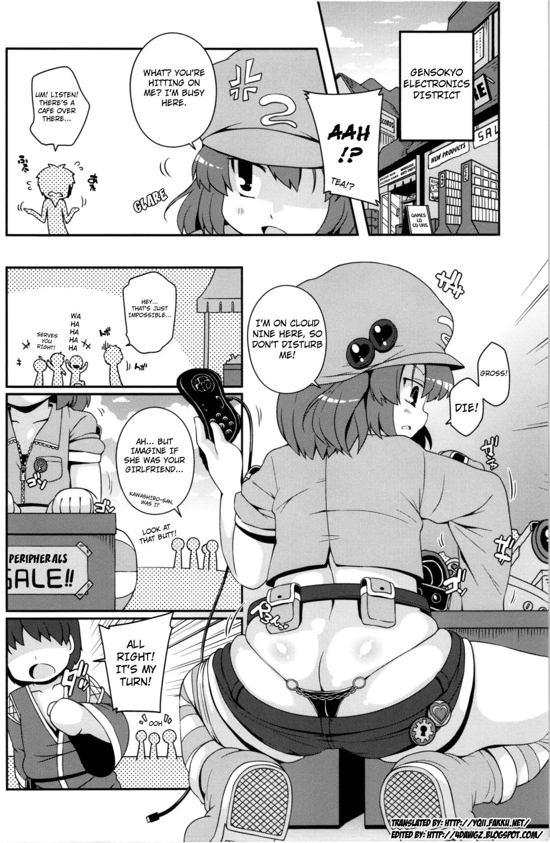 [Sugiura Sen] Akusei Kawashiro Nitori-san | Licentious Kawashiro Nitori-san Fhentai - Page 3