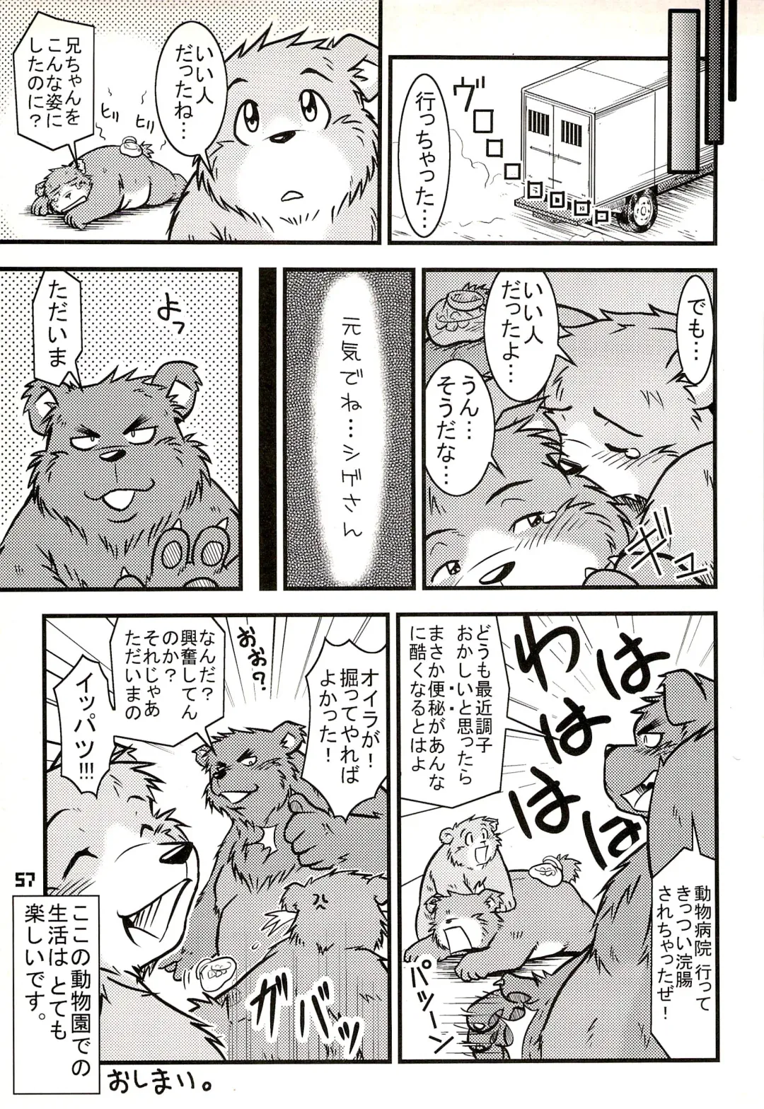 Kuma Bon Ni -BURLY BEARS- Fhentai - Page 56