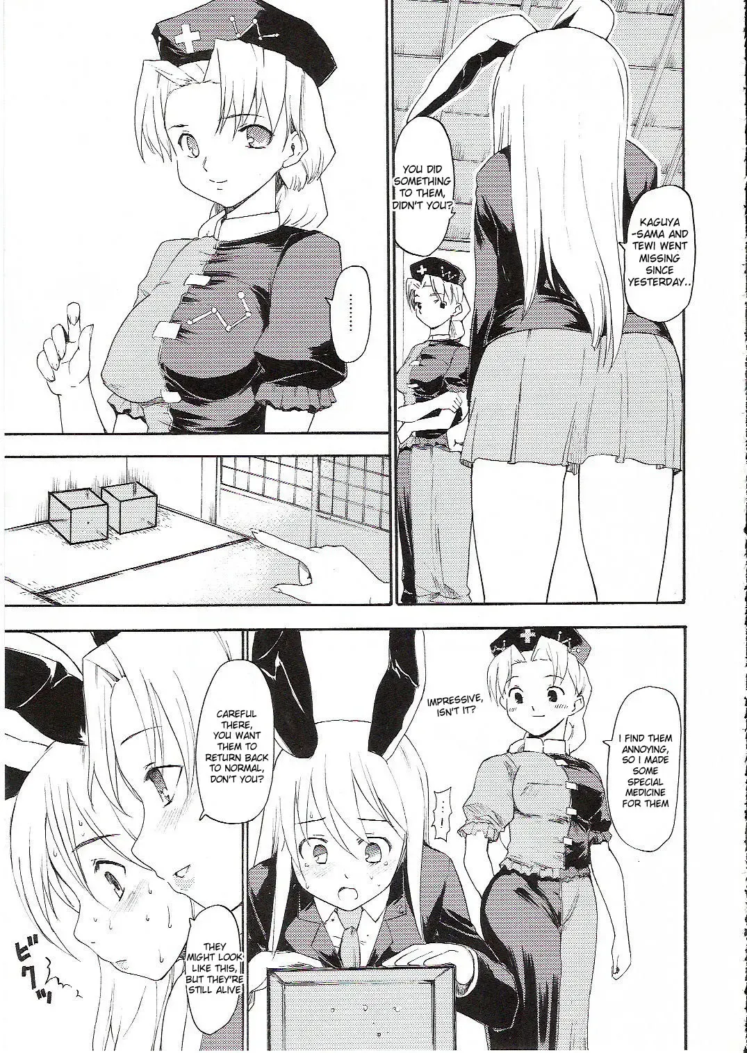 [Fujiwara Shunichi] Touhou Ukiyo Emaki - Yagokoro Eirin Fhentai - Page 12