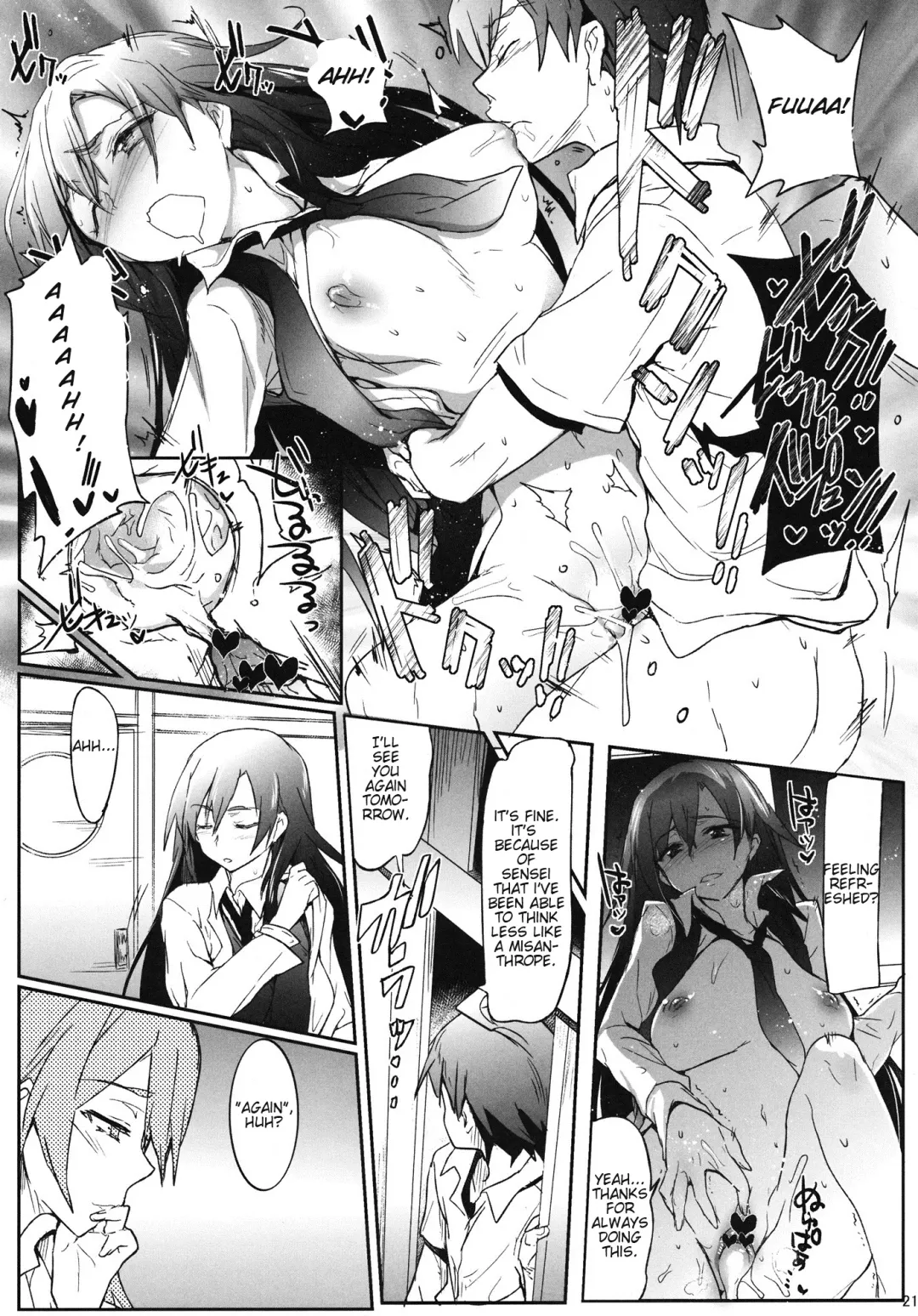 [Higata Akatsuki] Houshi-bu no Seiteki na Katsudou. | The Volunteer Service Club's Sexual Activites Fhentai - Page 20