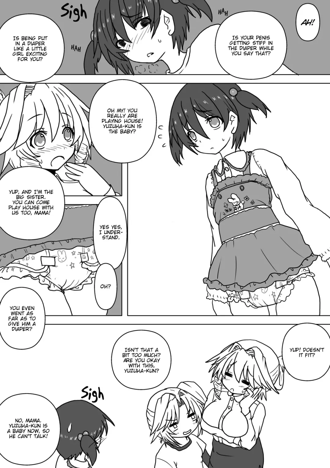 Mei to Omutsu to Imouto ni Sareta Boku | My Niece, Diaper, and I Became a Little Sister Fhentai - Page 15