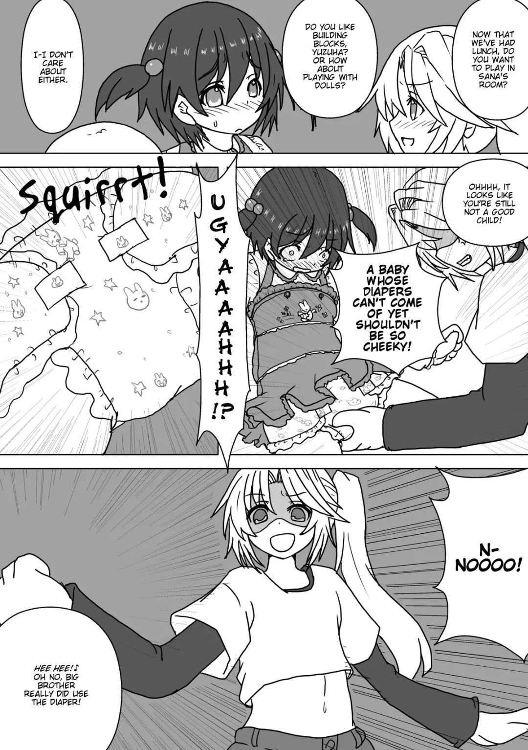 Mei to Omutsu to Imouto ni Sareta Boku | My Niece, Diaper, and I Became a Little Sister Fhentai - Page 17
