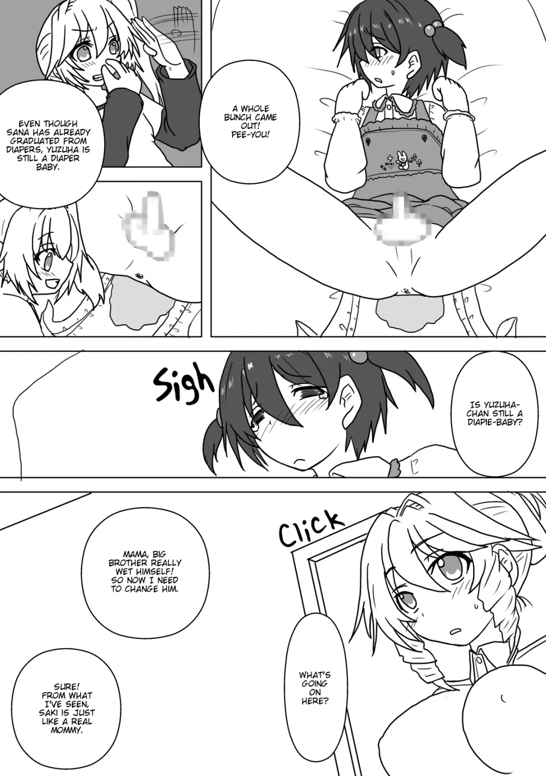 Mei to Omutsu to Imouto ni Sareta Boku | My Niece, Diaper, and I Became a Little Sister Fhentai - Page 18