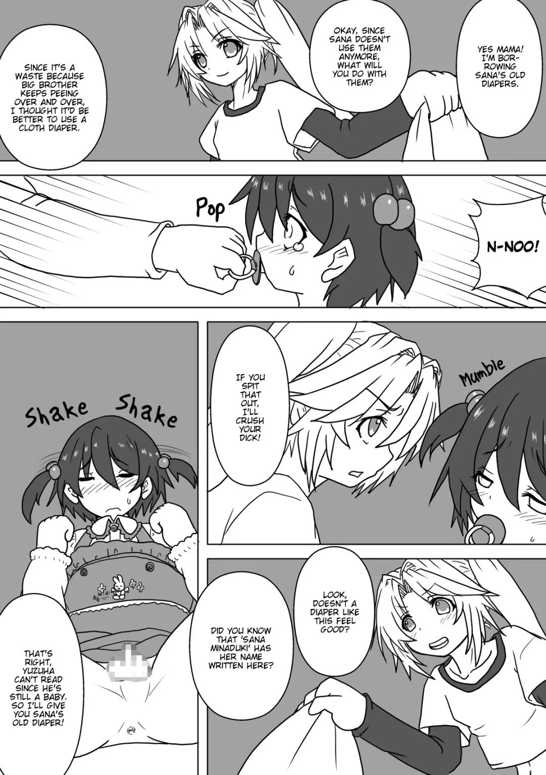 Mei to Omutsu to Imouto ni Sareta Boku | My Niece, Diaper, and I Became a Little Sister Fhentai - Page 19