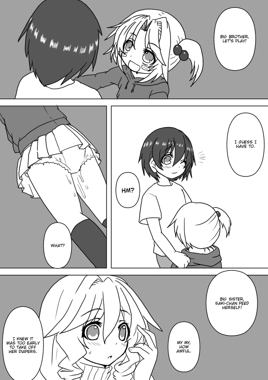 Mei to Omutsu to Imouto ni Sareta Boku | My Niece, Diaper, and I Became a Little Sister Fhentai - Page 2