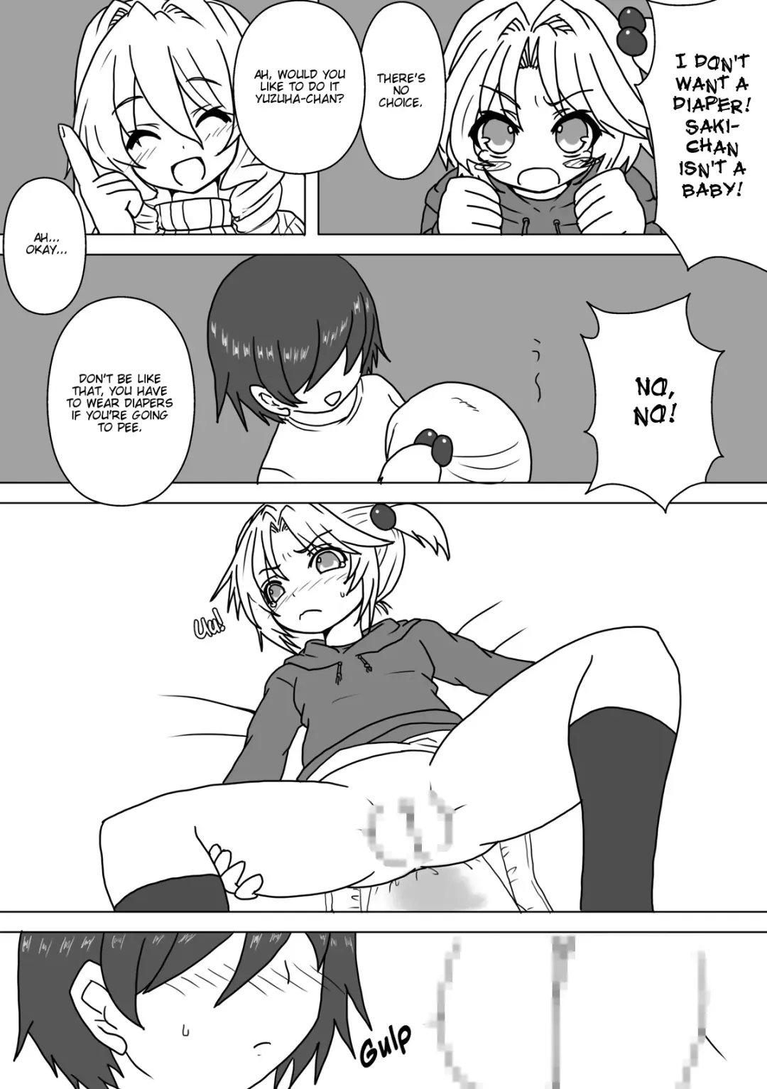 Mei to Omutsu to Imouto ni Sareta Boku | My Niece, Diaper, and I Became a Little Sister Fhentai - Page 3