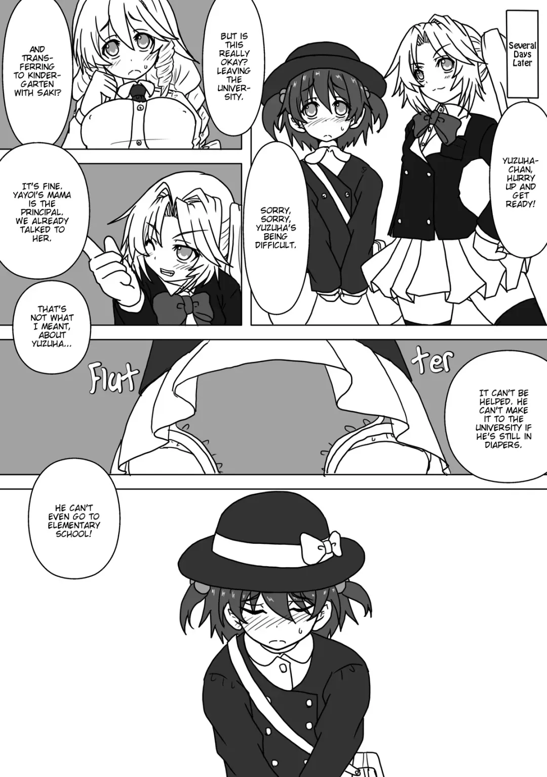 Mei to Omutsu to Imouto ni Sareta Boku | My Niece, Diaper, and I Became a Little Sister Fhentai - Page 30