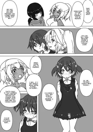 Mei to Omutsu to Imouto ni Sareta Boku | My Niece, Diaper, and I Became a Little Sister Fhentai - Page 22