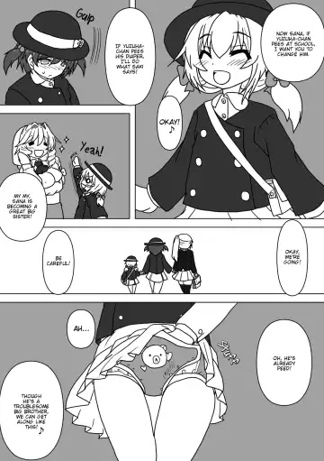 Mei to Omutsu to Imouto ni Sareta Boku | My Niece, Diaper, and I Became a Little Sister Fhentai - Page 31