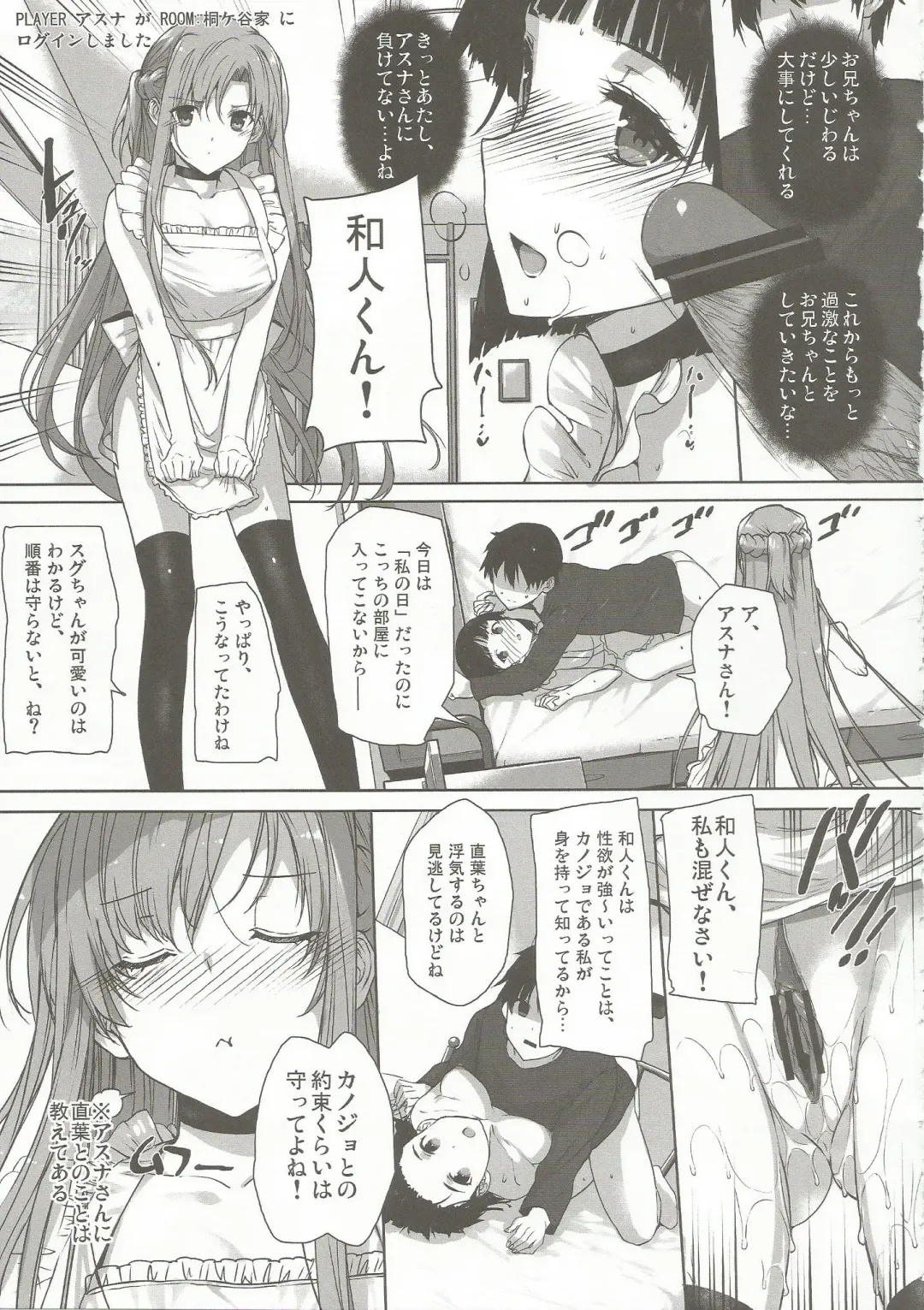 [Katsurai Yoshiaki] Inran SWORD ART SISTER x LOVER Fhentai - Page 8