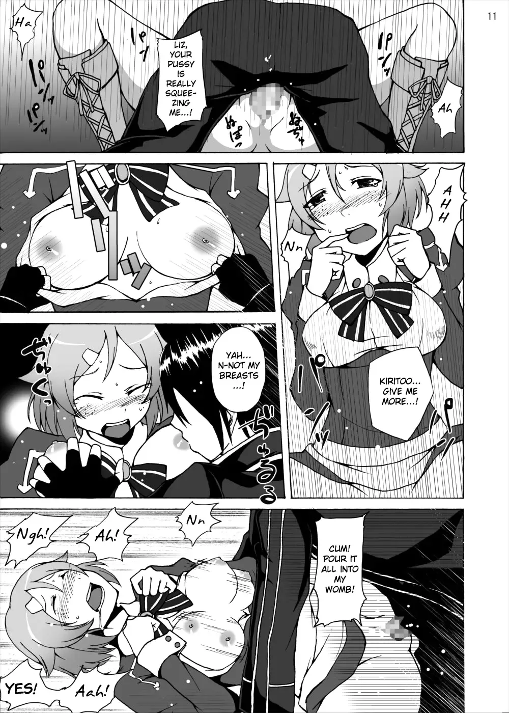 [Akihira] Lisbeth no Ketsui... Kiken na Kusuri o Tsukatte demo Asuna kara Kirito o Ubatte Miseru... | Lisbeth's Decision..To Steal Kirito From Asuna Even if She Has to Use a Dangerous Drug Fhentai - Page 11