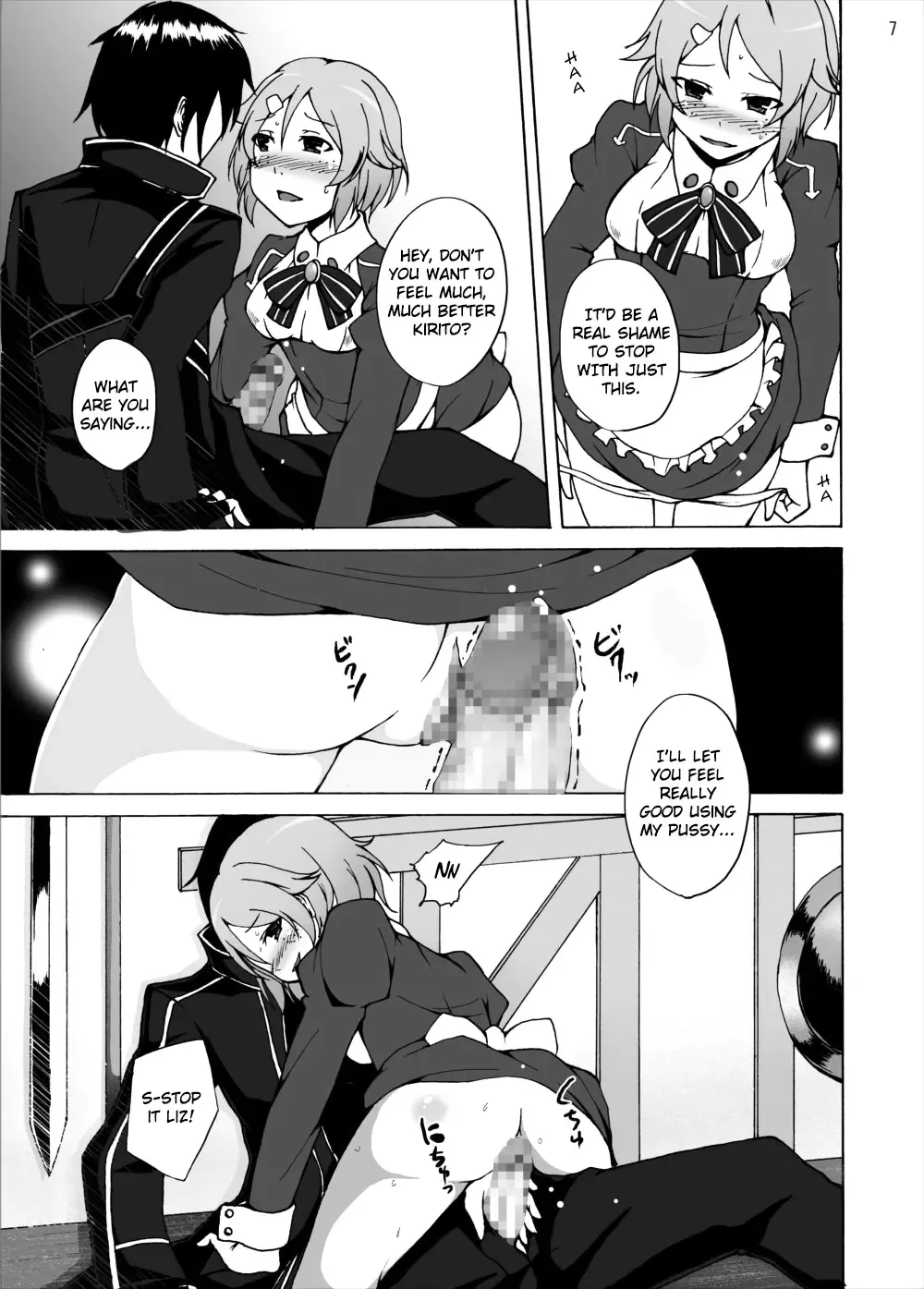 [Akihira] Lisbeth no Ketsui... Kiken na Kusuri o Tsukatte demo Asuna kara Kirito o Ubatte Miseru... | Lisbeth's Decision..To Steal Kirito From Asuna Even if She Has to Use a Dangerous Drug Fhentai - Page 7