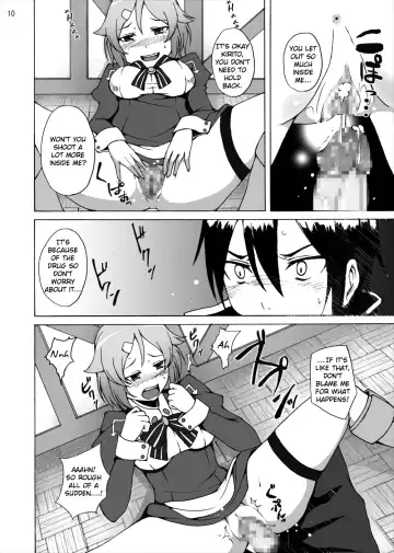 [Akihira] Lisbeth no Ketsui... Kiken na Kusuri o Tsukatte demo Asuna kara Kirito o Ubatte Miseru... | Lisbeth's Decision..To Steal Kirito From Asuna Even if She Has to Use a Dangerous Drug Fhentai - Page 10