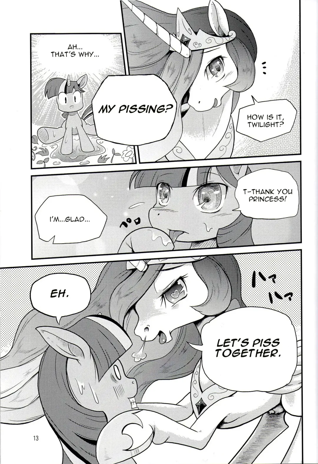 [Colulun] Oshikko wa Maho | Peeing is Magic Fhentai - Page 12