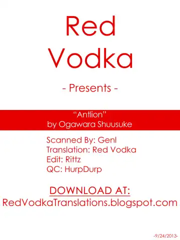 [Ogawa Shuusuke] Usuba Kagerou | Antlion Fhentai - Page 17