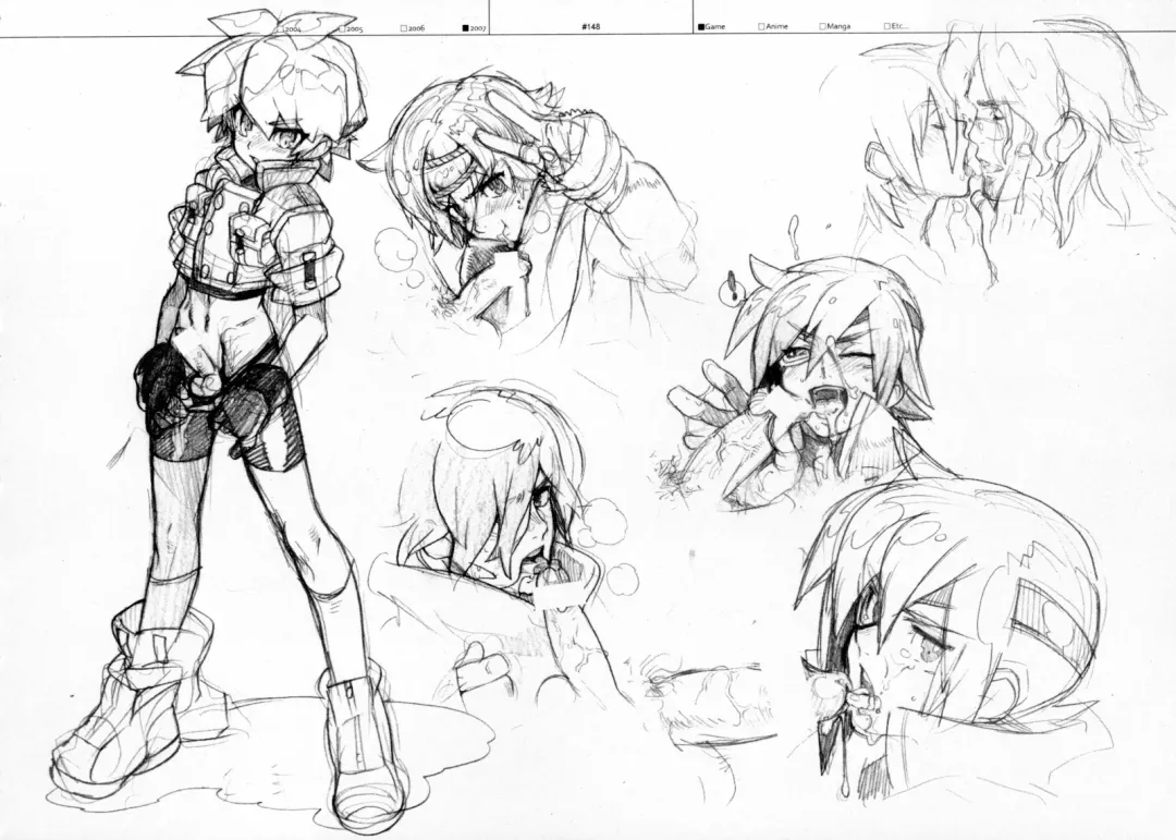 [Fujimoto Hideaki] RaKuGaKi./Monochrome. Fhentai - Page 147