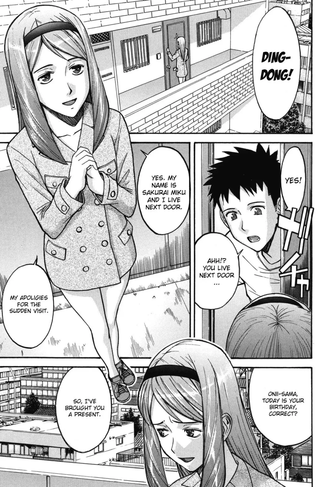 [Inomaru] Otonari 3 | The 3 Who Live Next Door (decensored) Fhentai - Page 1