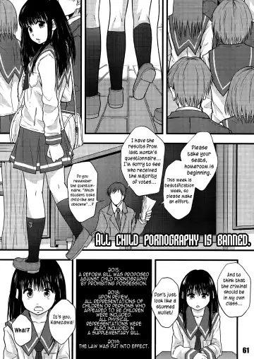 Read [Mayonnaise.] Zen Jidou Porno Shoji no Tsumi | All Child Pornography is Banned - Fhentai
