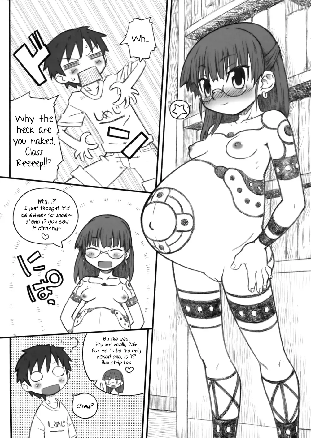 [Murasame Maru] Haradeka!! Ninpu Iinchou Junbigou | Big Belly!! Pregnant Class Rep *Preparation* Fhentai - Page 7