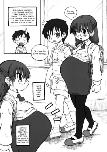 [Murasame Maru] Haradeka!! Ninpu Iinchou Junbigou | Big Belly!! Pregnant Class Rep *Preparation* Fhentai - Page 3