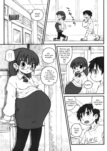[Murasame Maru] Haradeka!! Ninpu Iinchou Junbigou | Big Belly!! Pregnant Class Rep *Preparation* Fhentai - Page 5