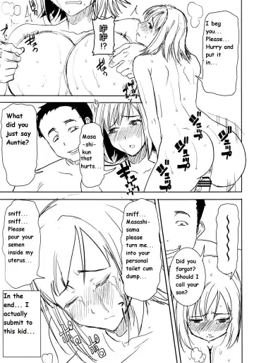 [Tanaka Aji] UnSweet Haha Wakui Kazumi SIDE Masashi Junbigou | UnSweet Haha Aimi Wakui SIDE Masashi Preparation Fhentai - Page 9