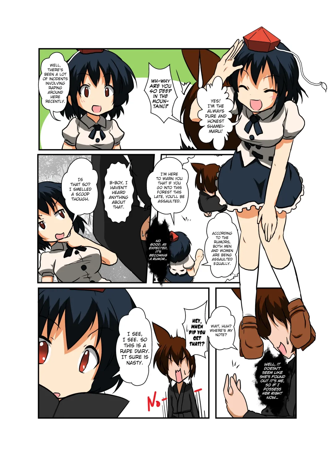 [Mikaduki Neko] Touhou TS Monogatari ~ Shameimaru-Hen ~ Fhentai - Page 5