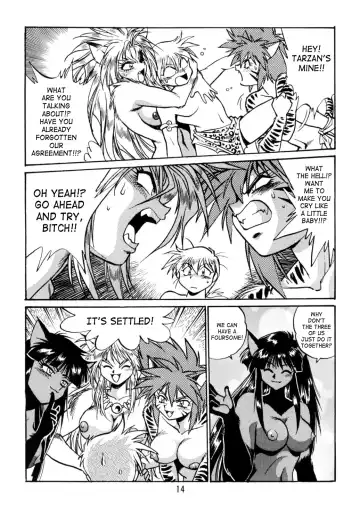 [Kinsan - Manabe Jouji - Ootori Ryuuji] Kyouetsu Shigoku Juujin H | Very Delightful Beast Girls H Fhentai - Page 14