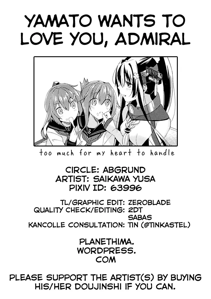 [Saikawa Yusa] Yamato wa Anata to Koi Shitai | Yamato Wants to Love You, Admiral Fhentai - Page 32