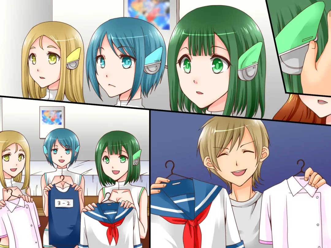 [Asazuki Norito] Seishori Android o Tairyou Gai Shite Mita ~Hitogata Android ga Baibai Sareru Jidai ni Natta node... Fhentai - Page 36