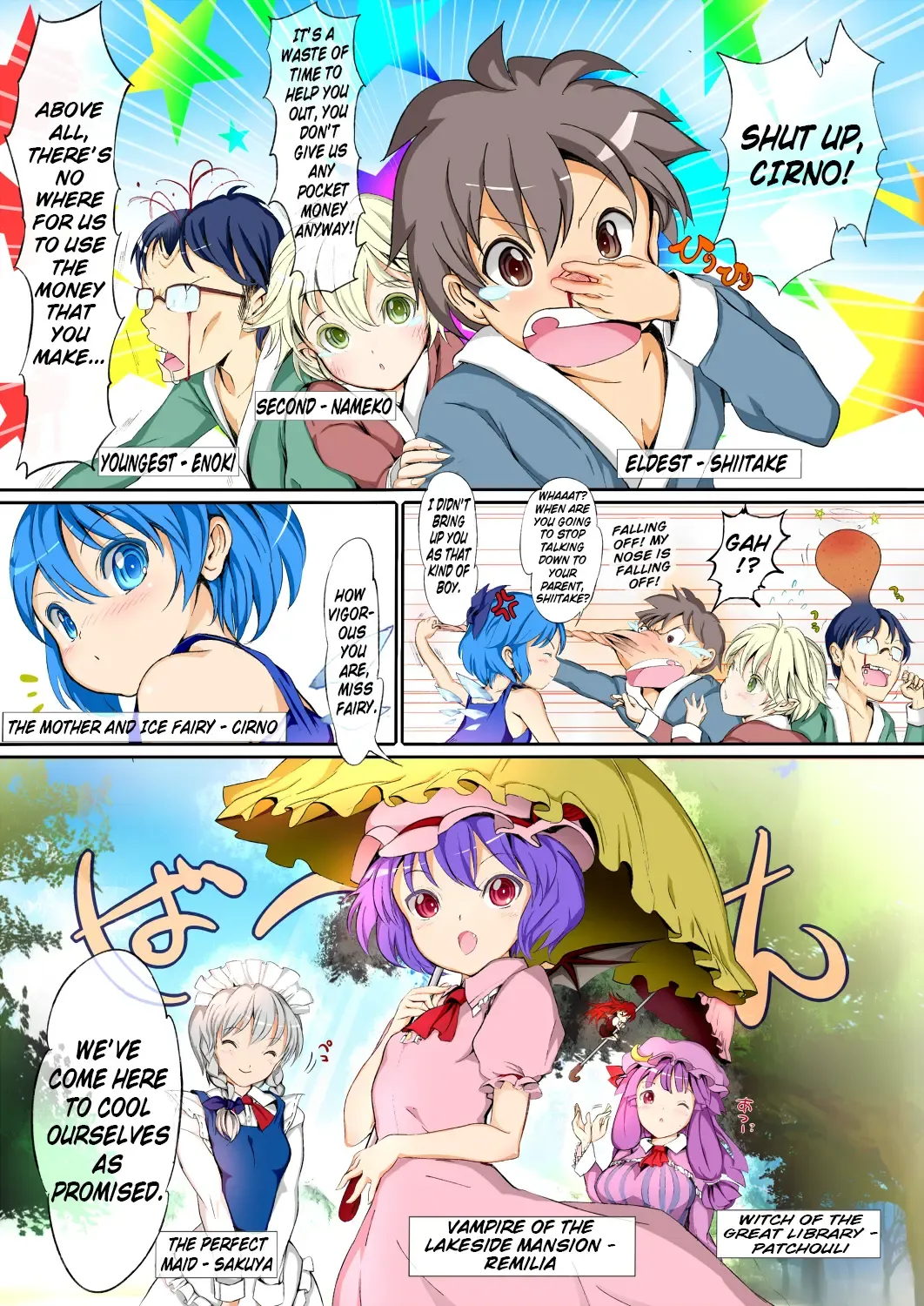 [Leli] Touhou Kinoko-jiru ~ Cirno no Kosodate Funtouki!? ~ Fhentai - Page 6