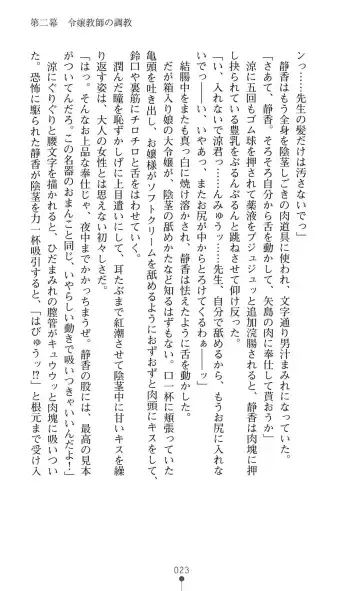 [Mizusaka Saki - Ryuuki Yumi] Reijou Kyoushi -Seikou no Ingoku- Vol.2 Fhentai - Page 23