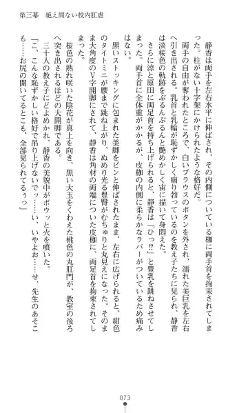 [Mizusaka Saki - Ryuuki Yumi] Reijou Kyoushi -Seikou no Ingoku- Vol.2 Fhentai - Page 73