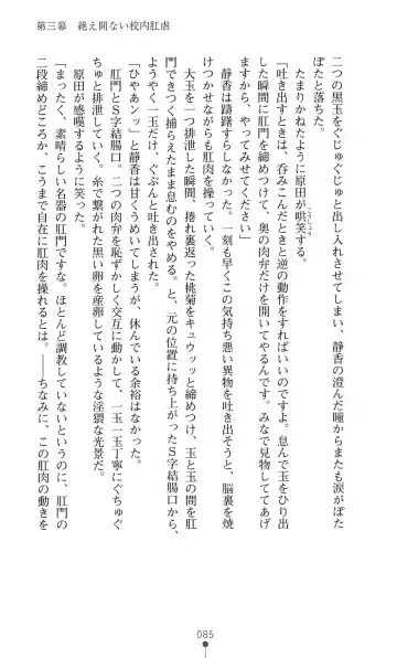 [Mizusaka Saki - Ryuuki Yumi] Reijou Kyoushi -Seikou no Ingoku- Vol.2 Fhentai - Page 85