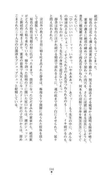 [Mizusaka Saki - Ryuuki Yumi] Reijou Kyoushi -Seikou no Ingoku- Vol.2 Fhentai - Page 88