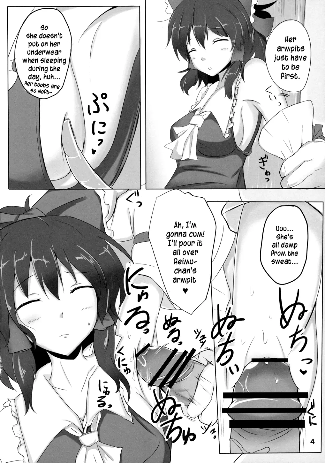[Poshi] The Record of Reimu-san's Secret Photo-Shoot Fhentai - Page 4