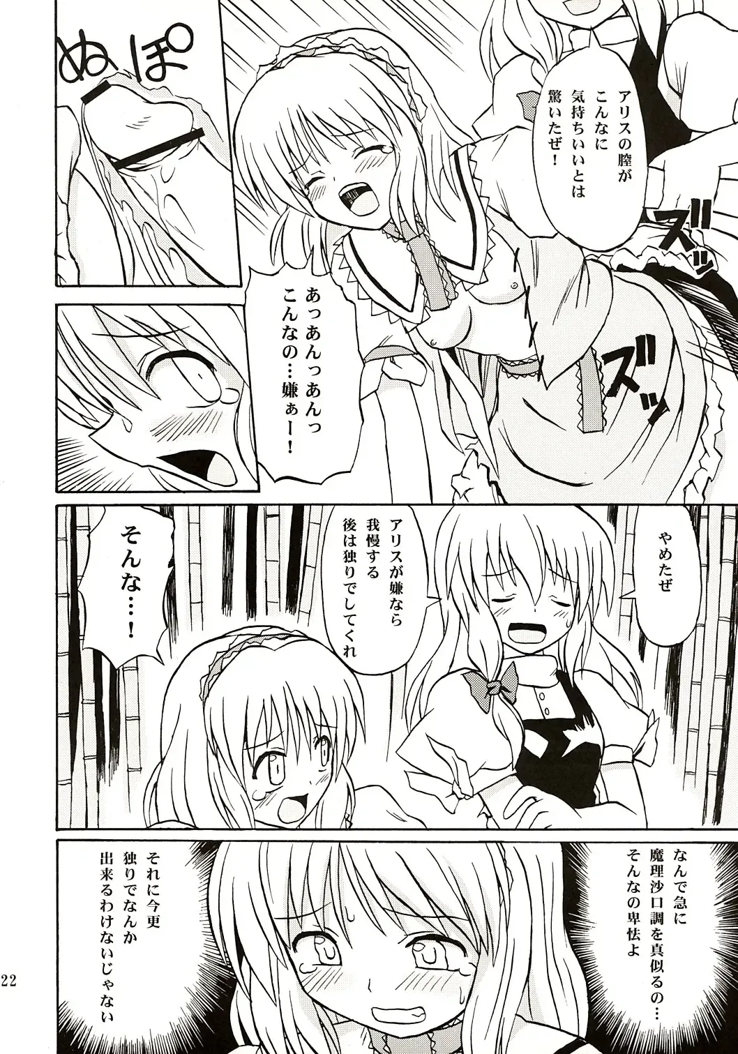 [Takaku Toshihiko] Touhou Youjo Ranbu Fhentai - Page 21