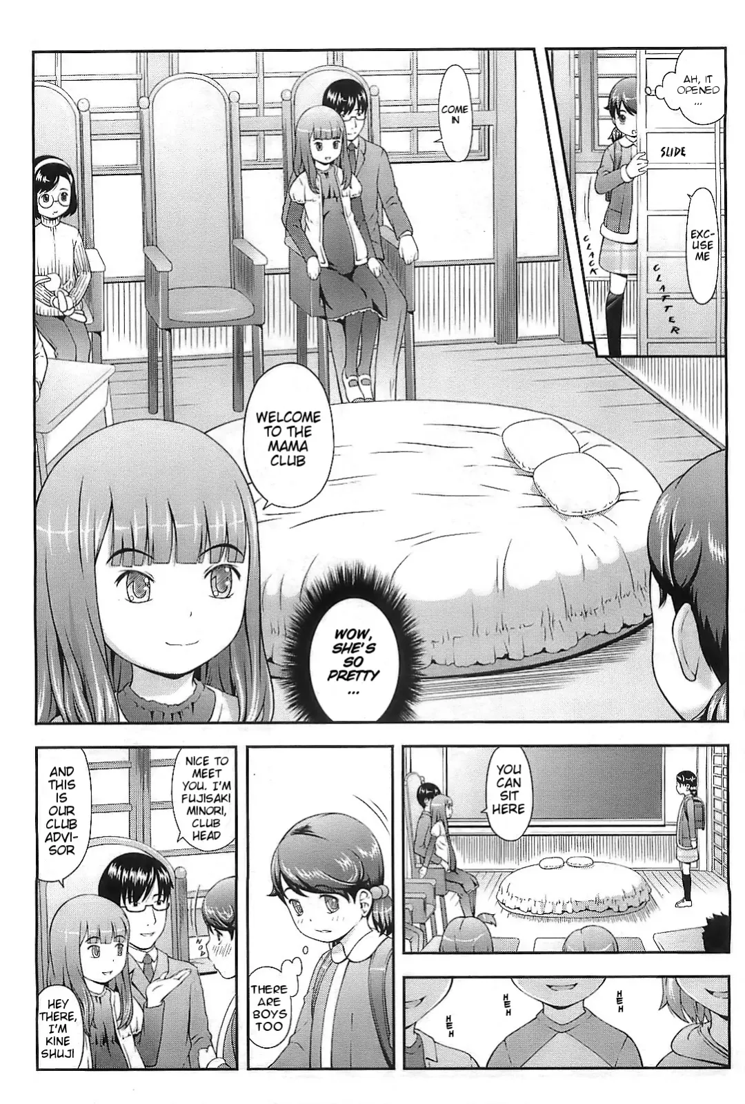 [Sakurafubuki Nel] Mama Club e Youkoso | Welcome to the Mama Club Ch.01 Fhentai - Page 9