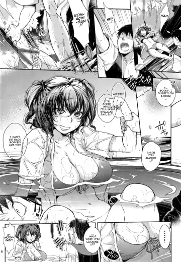 [Mitsugi] Komachi-san no Eroi Tokoro ni Yagai de Chucchu Suru Hanashi | Komachi-san's Erotic Kissy Time by the River Fhentai - Page 5