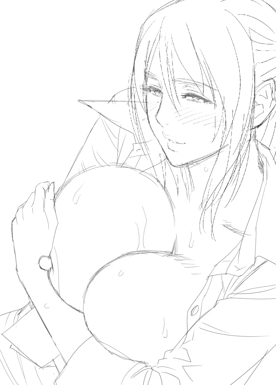 [Tatsunami Youtoku] Choi M Mimiko-san & MILK Teacher Color Page Hokan Pack Fhentai - Page 51