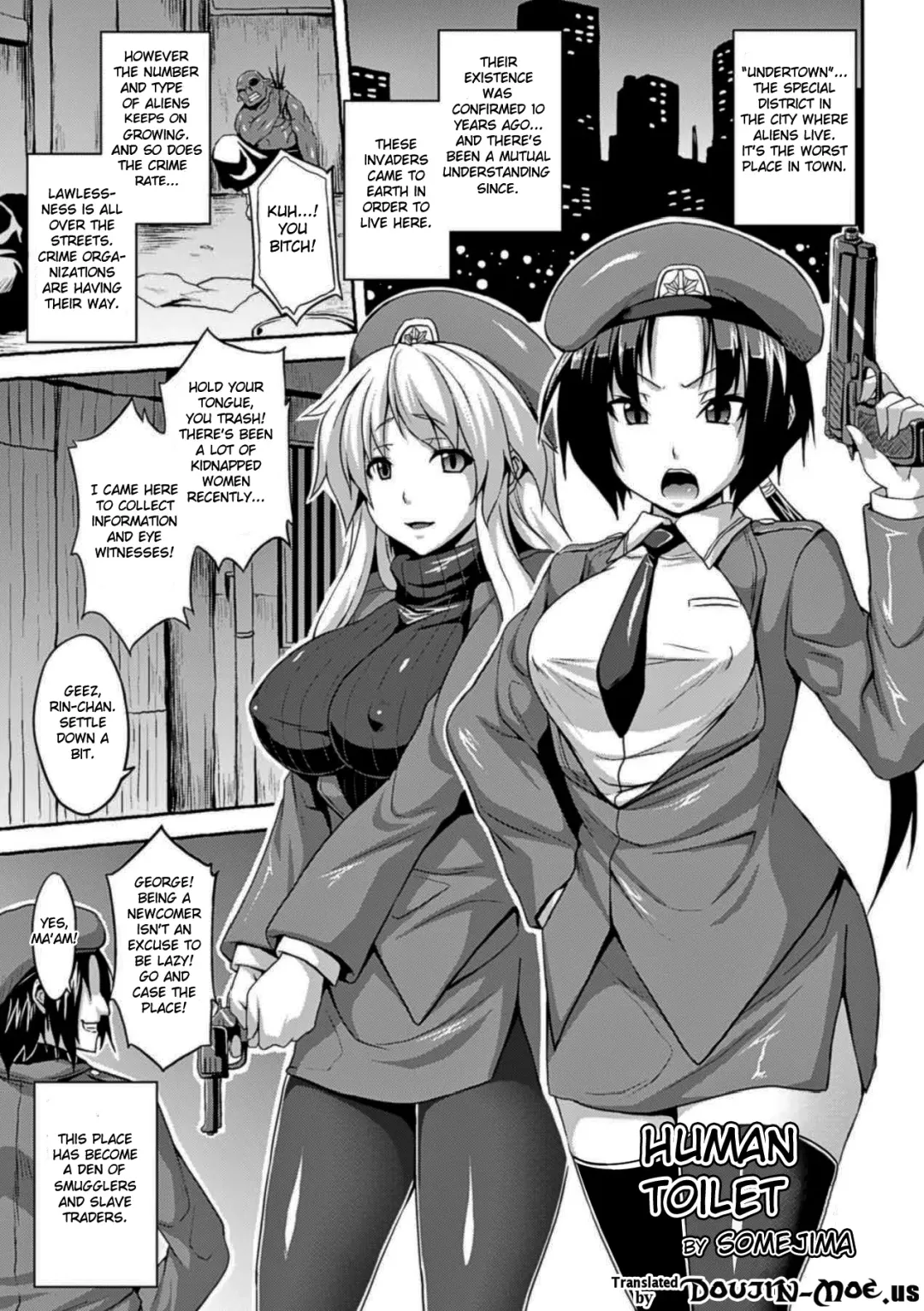 [Somejima] Niku Heki Koushuubenjo | Human Toilet Fhentai - Page 1