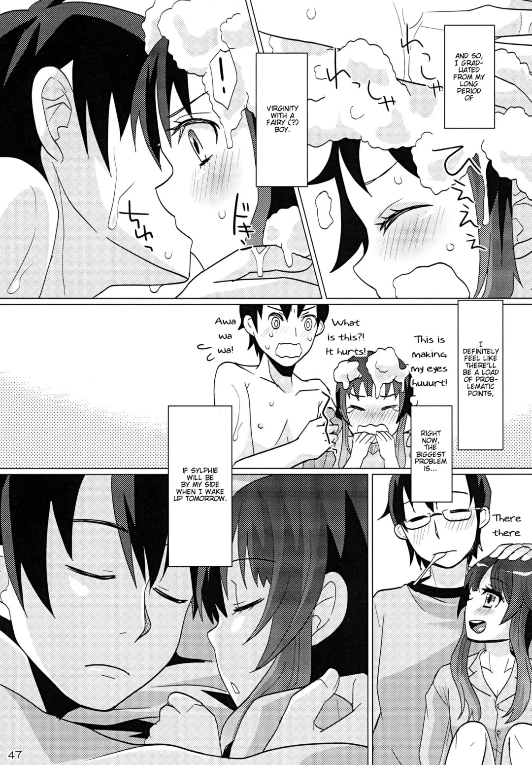 [Sakai Ringo] Aruhi Onaka o Sukaseta Shounen Yousei Sylphie o Hirottara Fhentai - Page 46