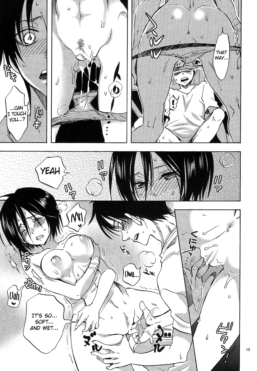 [Yu-ri] Eren to Kozukuri Jissen! |  Baby-Making Practice with Eren Fhentai - Page 14