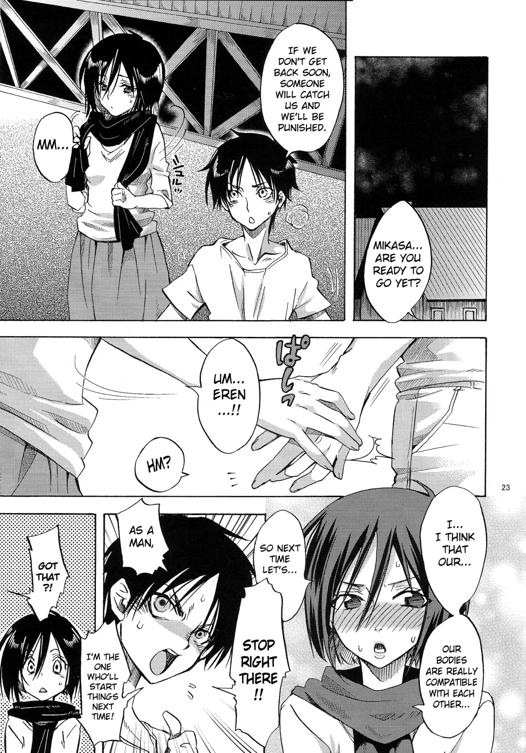 [Yu-ri] Eren to Kozukuri Jissen! |  Baby-Making Practice with Eren Fhentai - Page 22