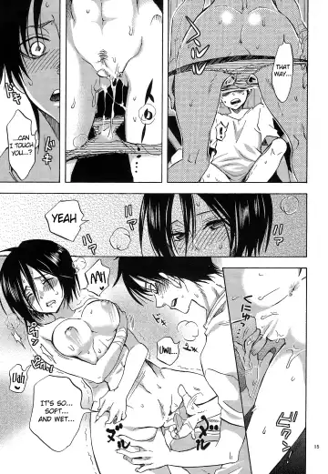 [Yu-ri] Eren to Kozukuri Jissen! |  Baby-Making Practice with Eren Fhentai - Page 14