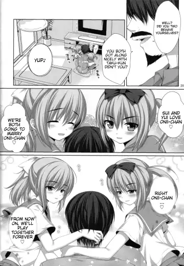 [Alpha] Itoko no Futago ni Otosareta!? | Falling for My Twin Cousins Fhentai - Page 24