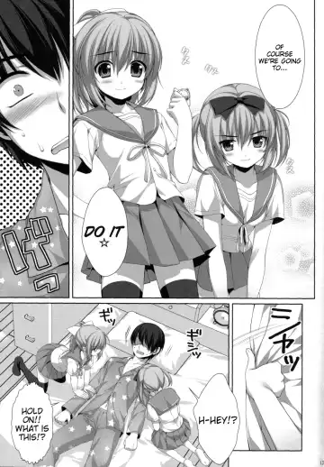 [Alpha] Itoko no Futago ni Otosareta!? | Falling for My Twin Cousins Fhentai - Page 9