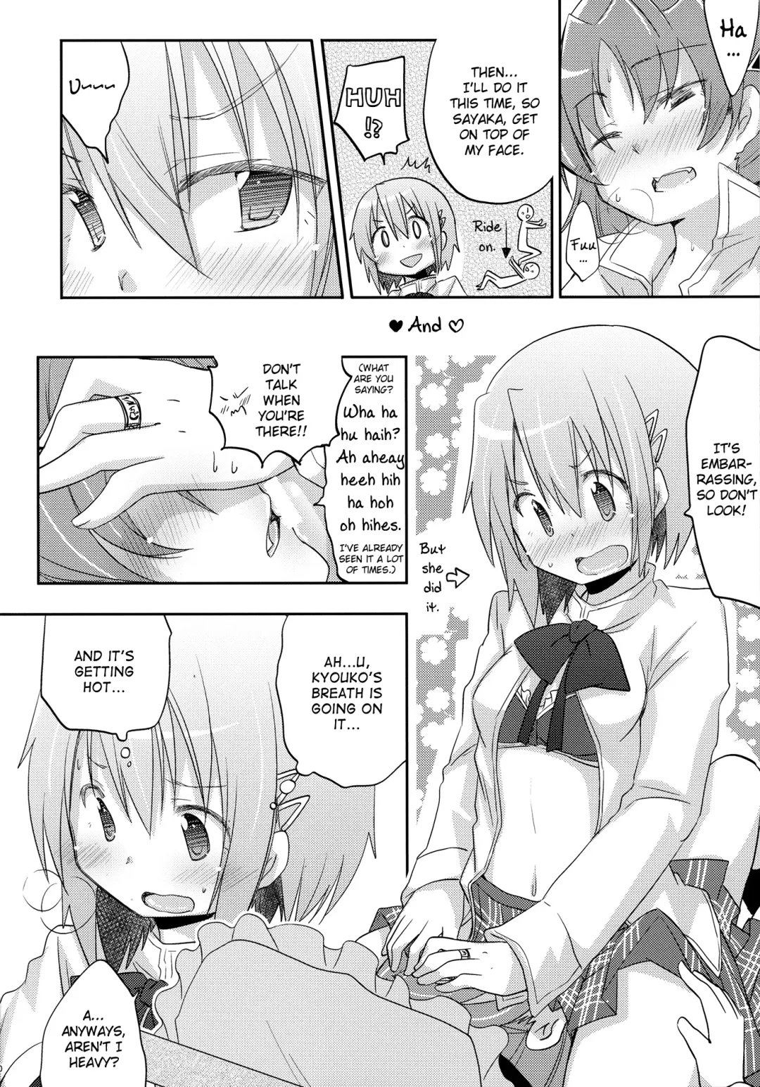 [Pikachi] Sayaka-chan to Kyouko-chan ga Tada H suru Hon. | A Book Where Sayaka-chan and Kyouko-chan Just Have Sex. Fhentai - Page 10