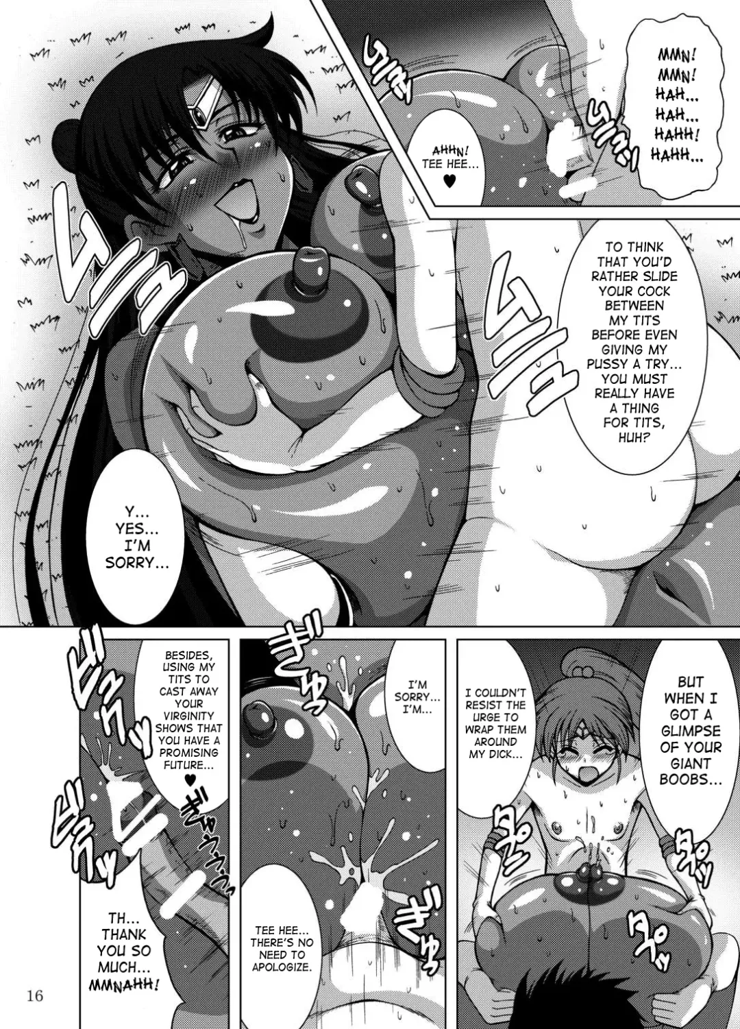 [Uranoa] Sailor Fuku Josou Shounen Senshi vs Gaibu Taiyoukei San Senshi Fhentai - Page 15