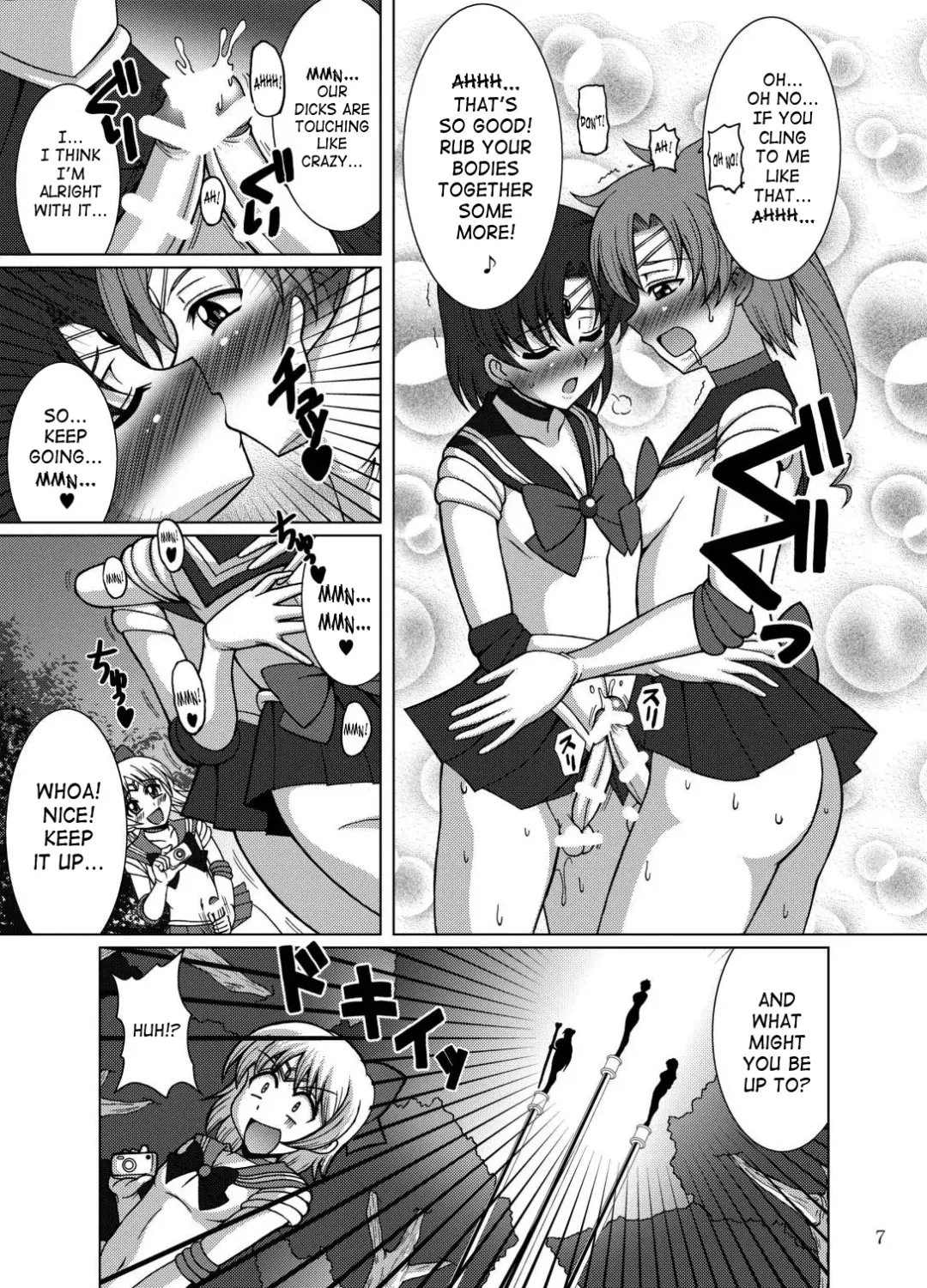 [Uranoa] Sailor Fuku Josou Shounen Senshi vs Gaibu Taiyoukei San Senshi Fhentai - Page 6
